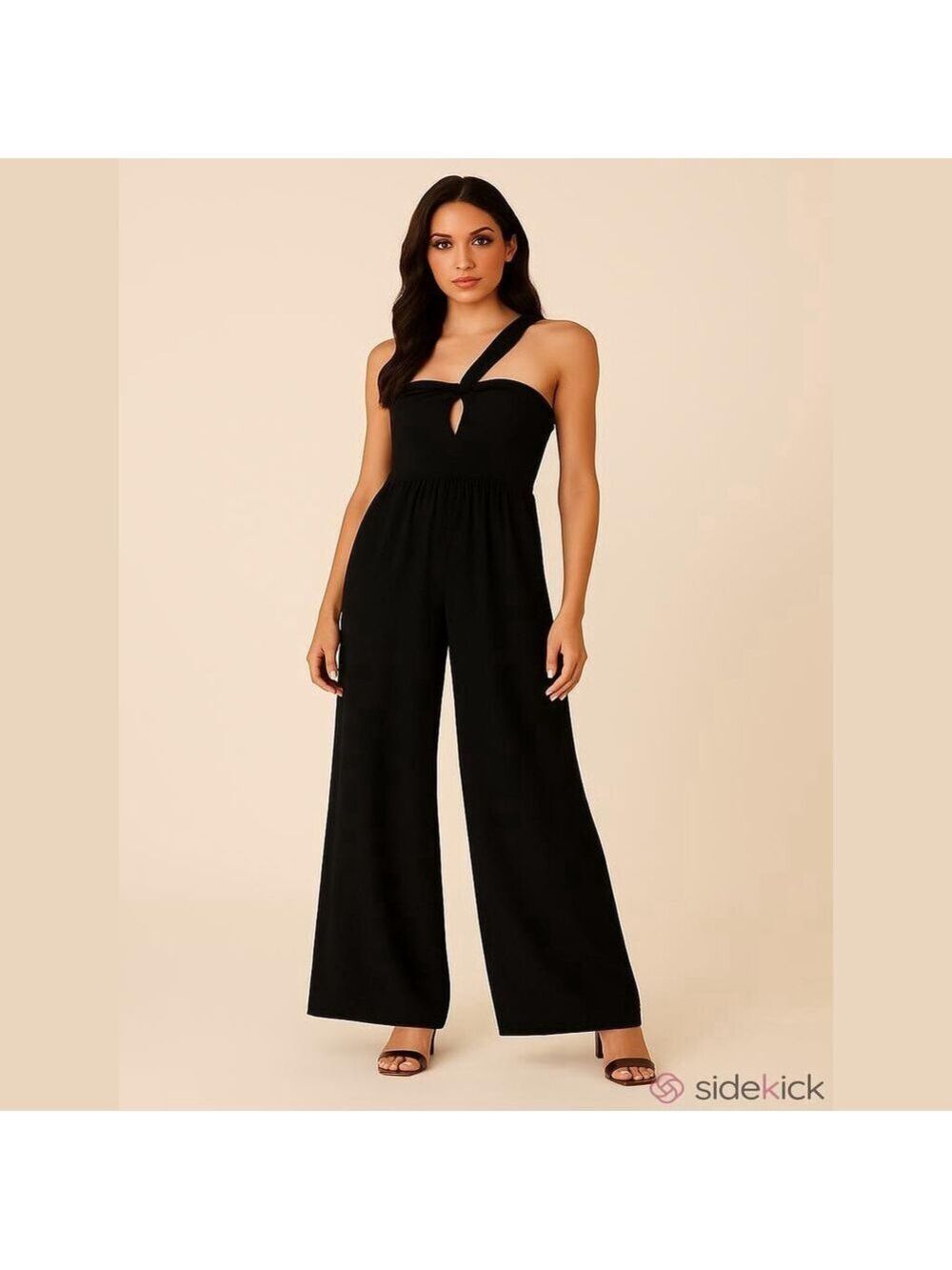 Verie One-Shoulder Black Jumpsuit – Size XS, Brand New Without Tags